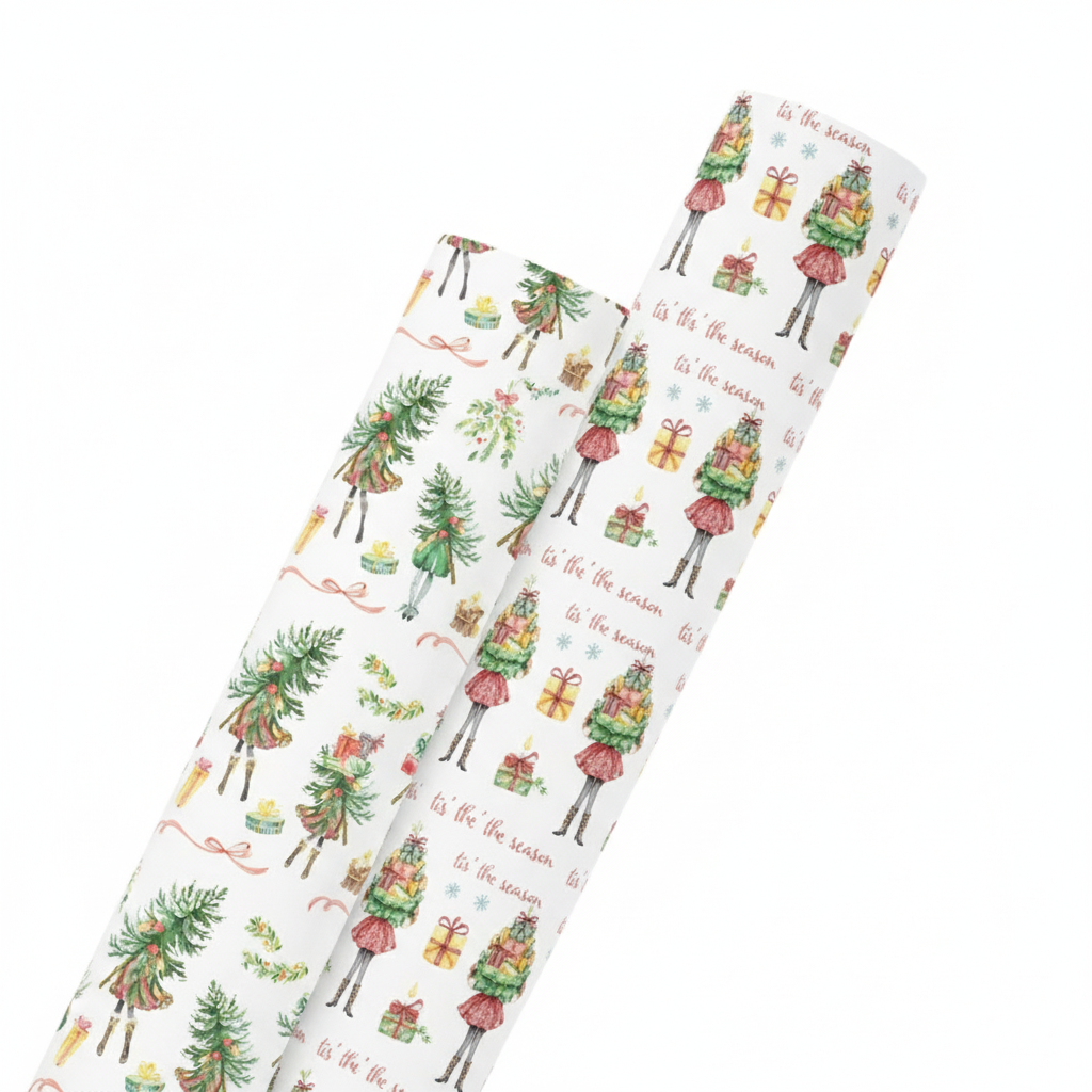 Oh Christmas Girl - Wrapping Paper Bundle (2 Rolls)