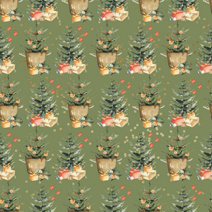 Winter Trees - Christmas Wrapping Paper Bundle (3 Rolls)