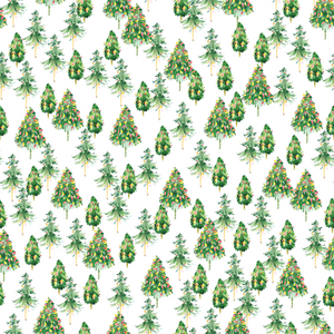 Winter Trees - Christmas Wrapping Paper Bundle (3 Rolls)
