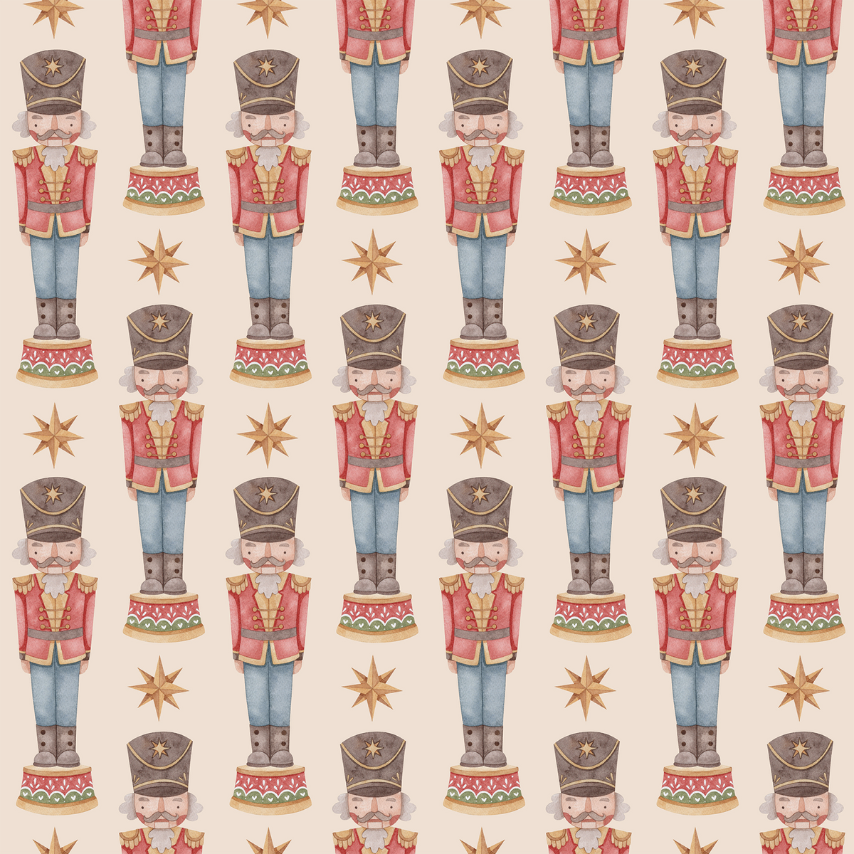 Nutcracker - Christmas Wrapping Paper Bundle (3 Rolls)