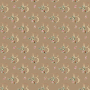 Monograms - Letter B | Kraft Wrapping Paper | Waterleaf Paper