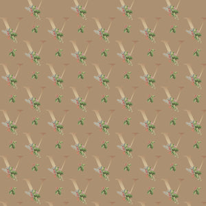 Monograms - Letter V | Kraft Wrapping Paper | Waterleaf Paper