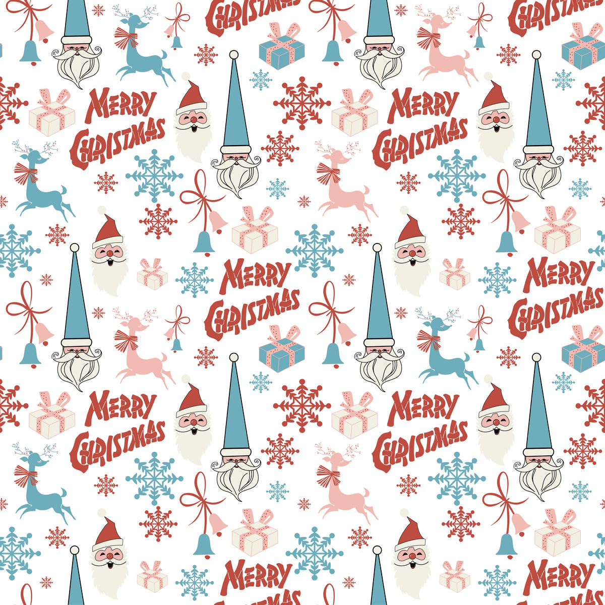 Merry Christmas - Wrapping Paper Bundle (2 Rolls)
