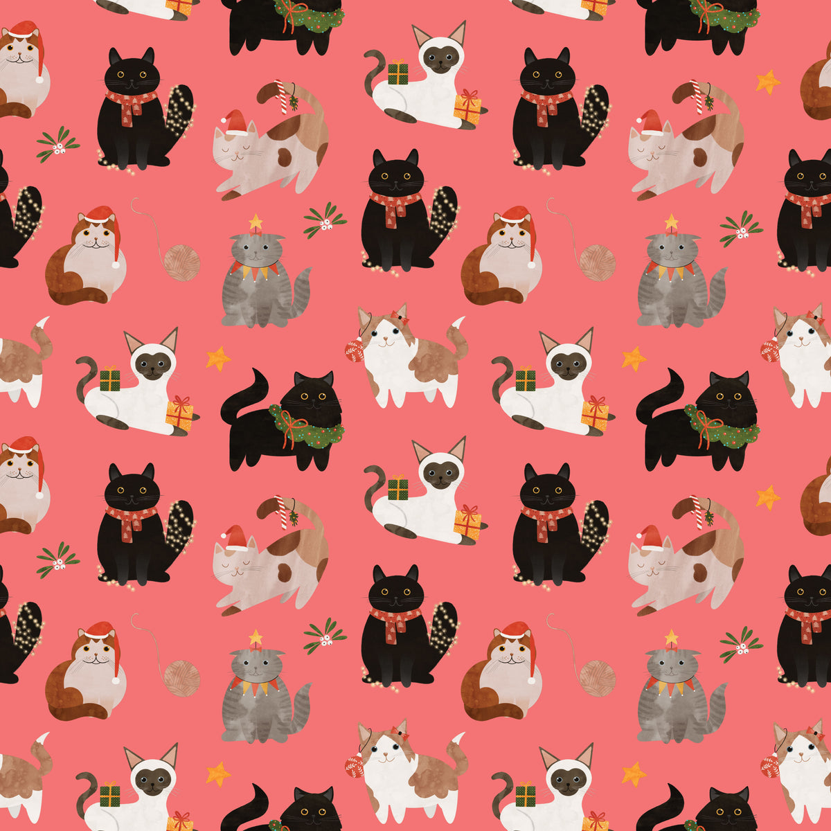 Christmas Cats - Wrapping Paper