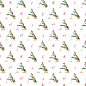 Christmas Monogram A - Wrapping Paper