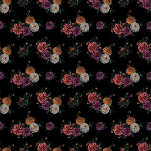 Night Dahlia Bouquet - Wrapping Paper