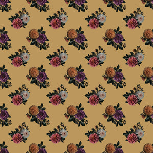 Night Dahlias Floating - Wrapping Paper