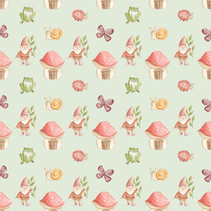 Fairy Garden Elf, The Frog & His Home - Wrapping Paper