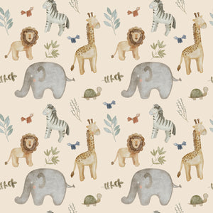 Safari Babies Wondering Together - Wrapping Paper
