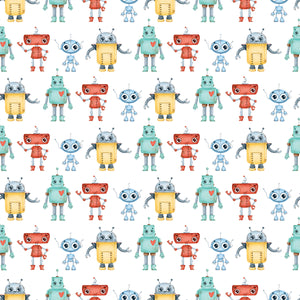 Robot Friends - Wrapping Paper