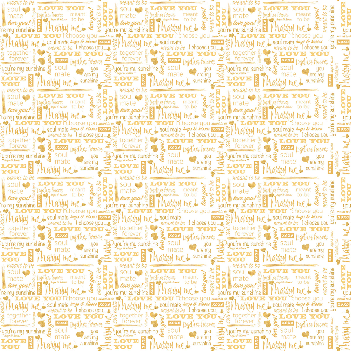 Marry Me Sayings - Wrapping Paper