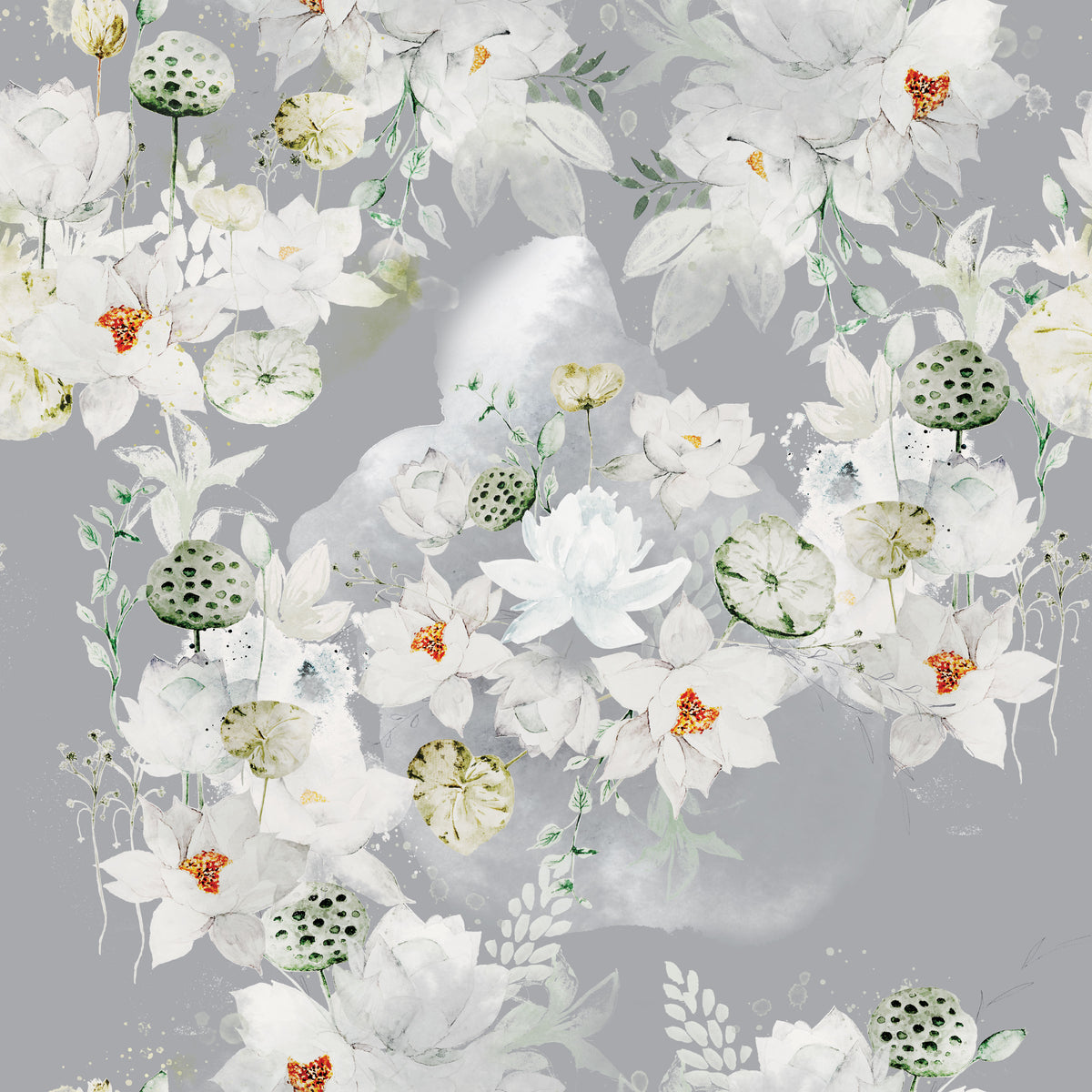 Botanical Summer Flowers - Wrapping Paper