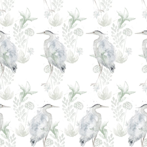 Botanical Heron - Wrapping Paper