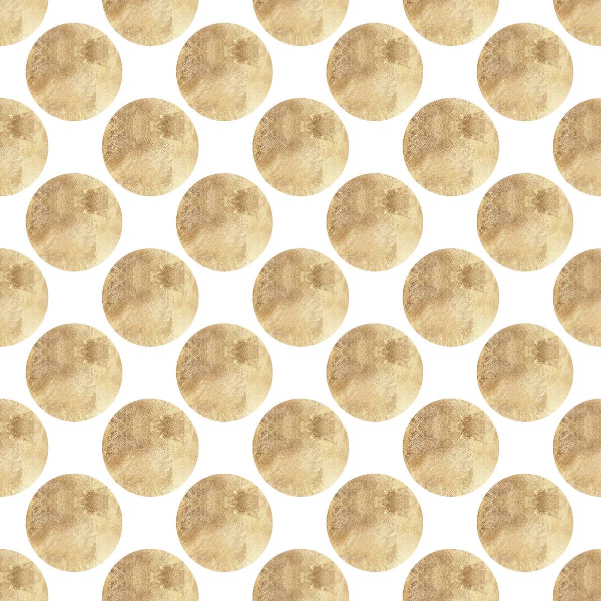 Gold Dots - Wrapping Paper