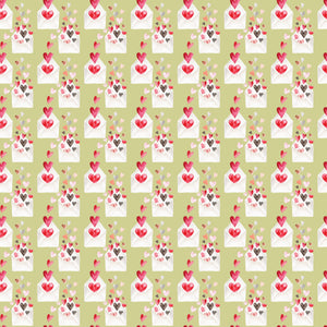 Valentine Hearts Love Letters - Wrapping Paper