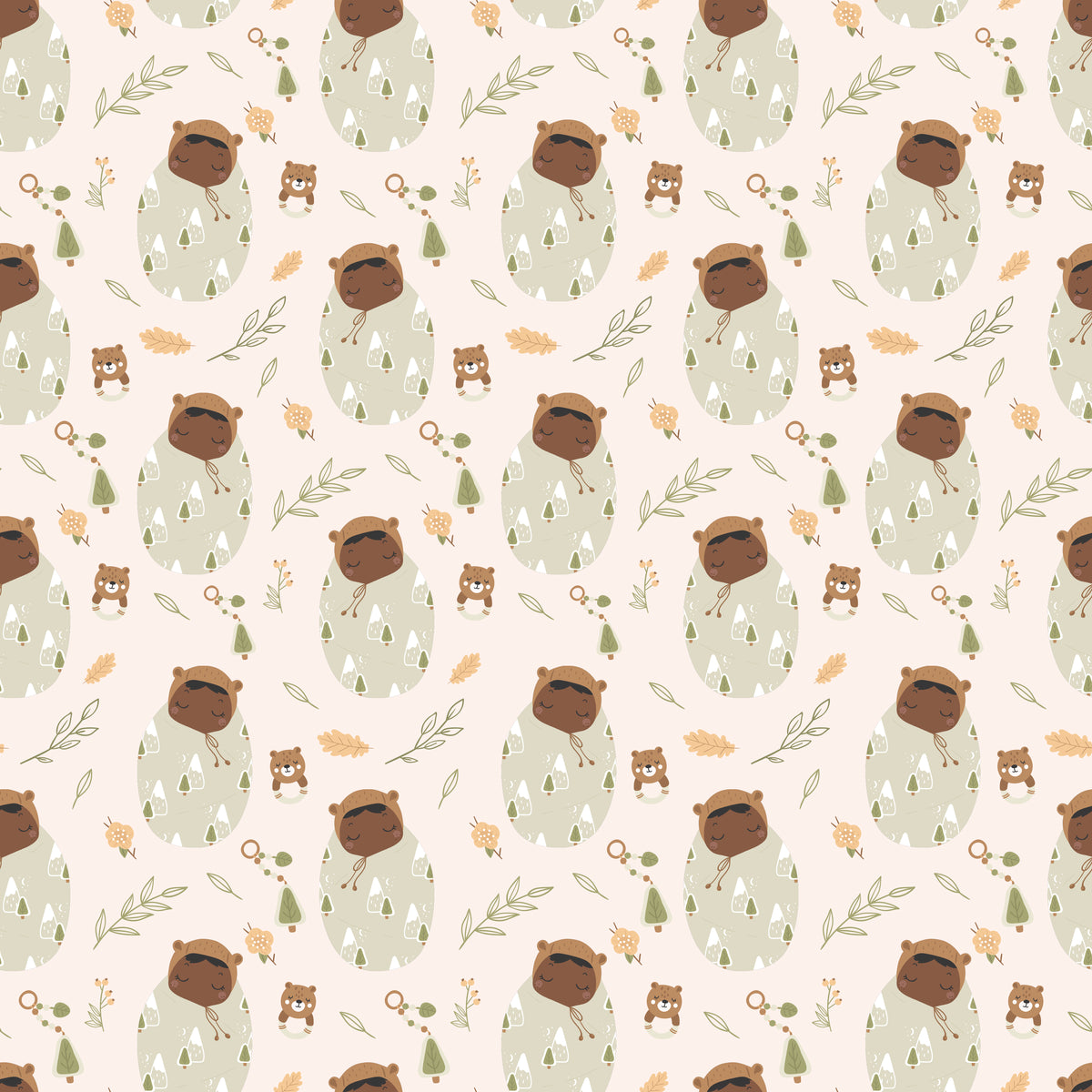 Cocoa Baby & Bear - Wrapping Paper