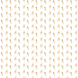 Carrots & Bunny Blankie - Wrapping Paper