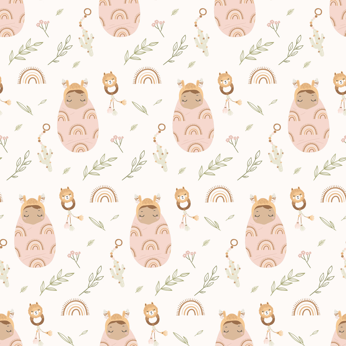 Honey Baby & Llama - Wrapping Paper