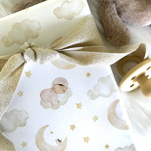 Cozy Baby Dreaming in the Clouds - Wrapping Paper