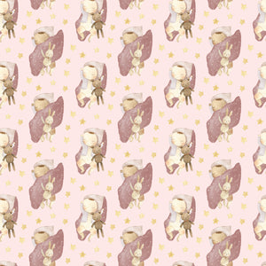 Napping Baby Girl and her Baby - Wrapping Paper