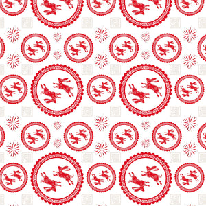 Lunar Rabbit Duo Cream - Wrapping Paper