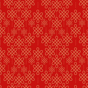 Chinese Flower Gold - Wrapping Paper