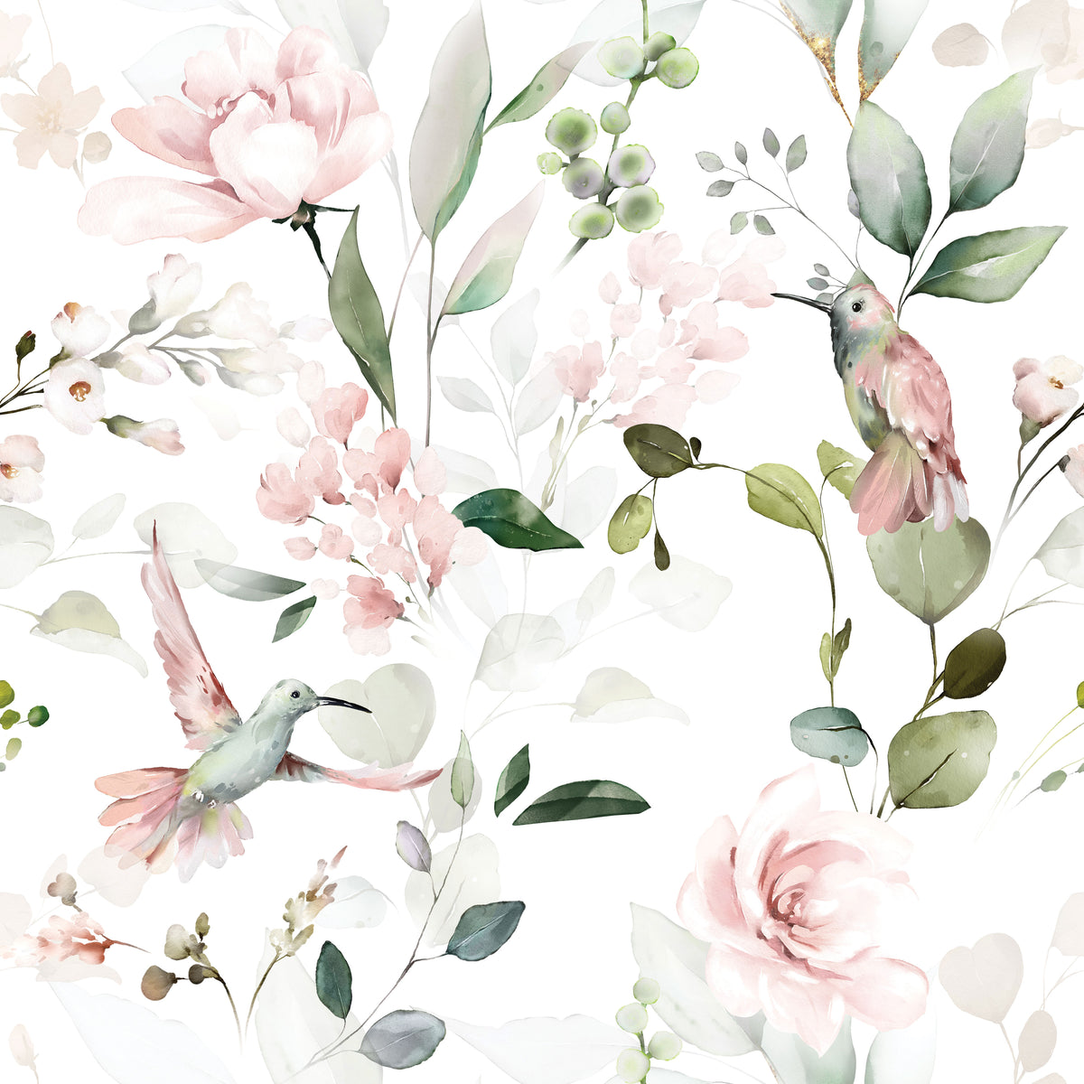 Hummingbirds - Wrapping Paper