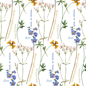 Wedding Wildflowers - Wrapping Paper