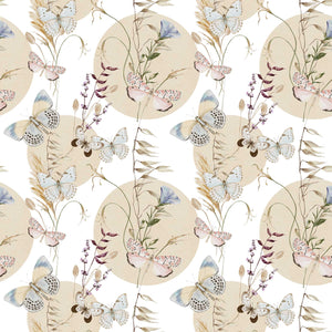 Fluttering Butterflies Among the Moon - Wrapping Paper