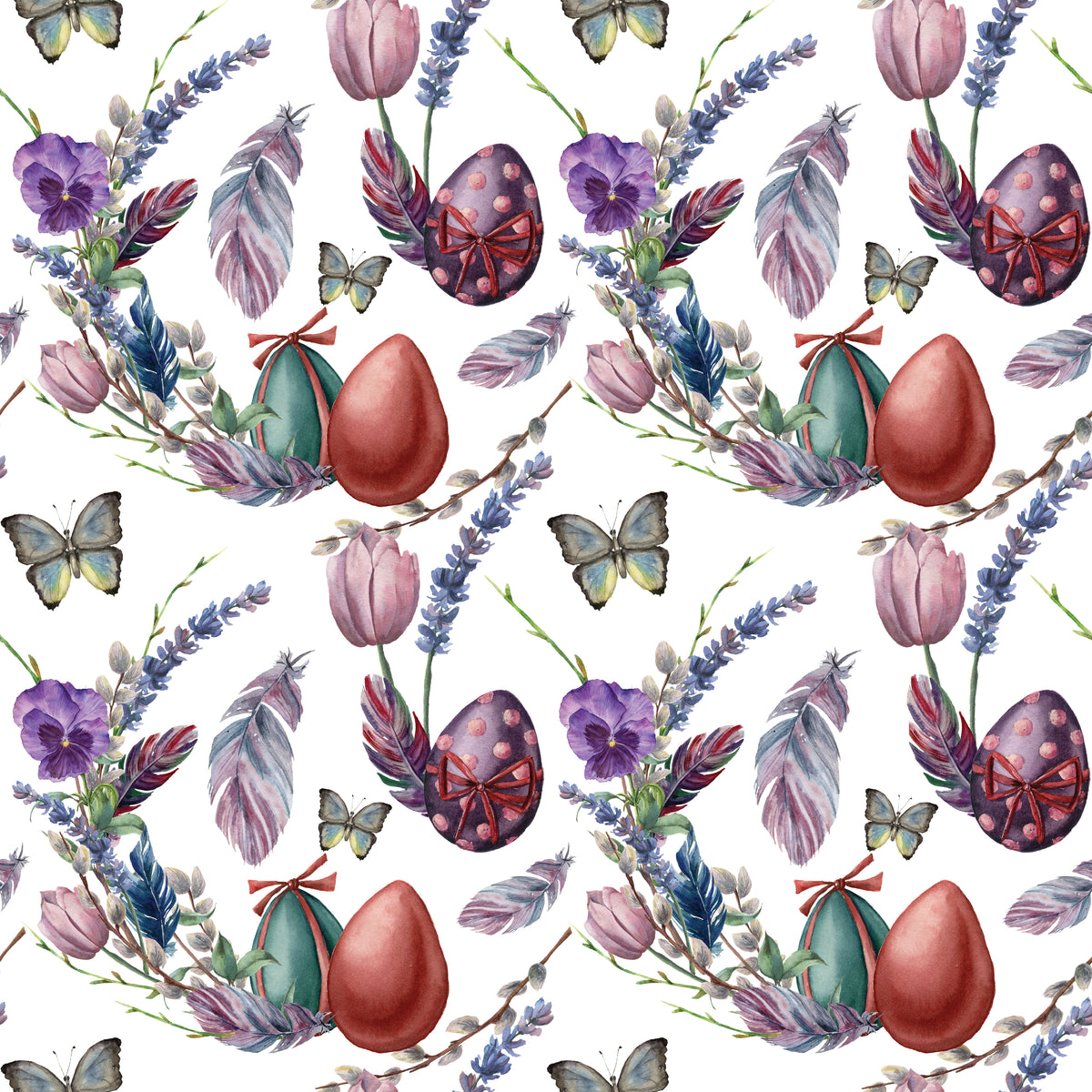 Butterflies & Easter Eggs - Wrapping Paper