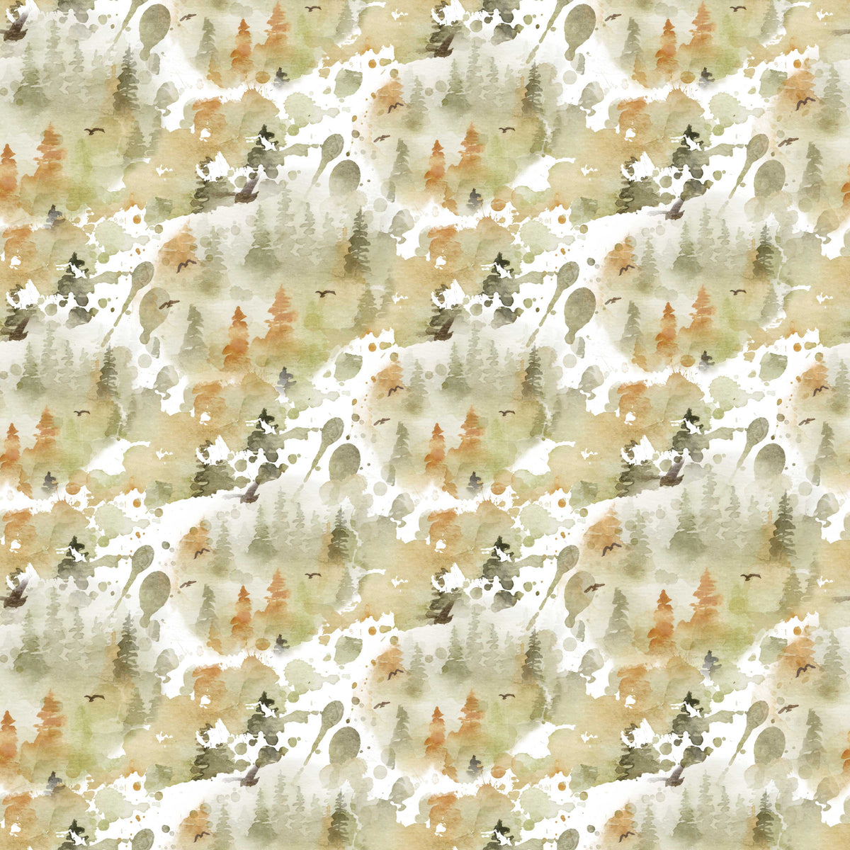 Watercolor Forest - Wrapping Paper