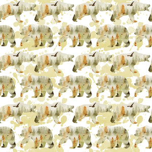 Bears Wandering - Wrapping Paper