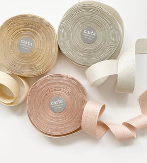 Cotton Ribbon - Metallic Paddle