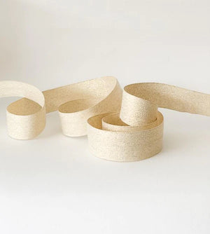 Cotton Ribbon - Metallic Paddle