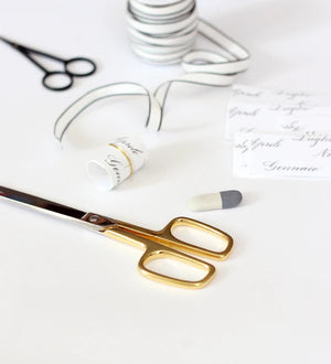 Office Scissors - Gold Handle