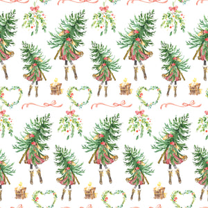 Oh Christmas Girl - Wrapping Paper Bundle (2 Rolls)