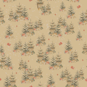 Oh Christmas Tree How I Love You | Kraft Wrapping Paper | Waterleaf Paper