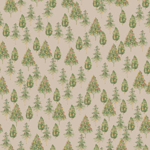 Variety of Christmas Trees | Kraft Wrapping Paper | Waterleaf Paper