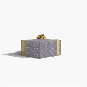 Hanukkah Gold Stars | Kraft Wrapping Paper | Waterleaf Paper