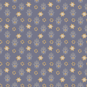 Hanukkah Gold Stars | Kraft Wrapping Paper | Waterleaf Paper