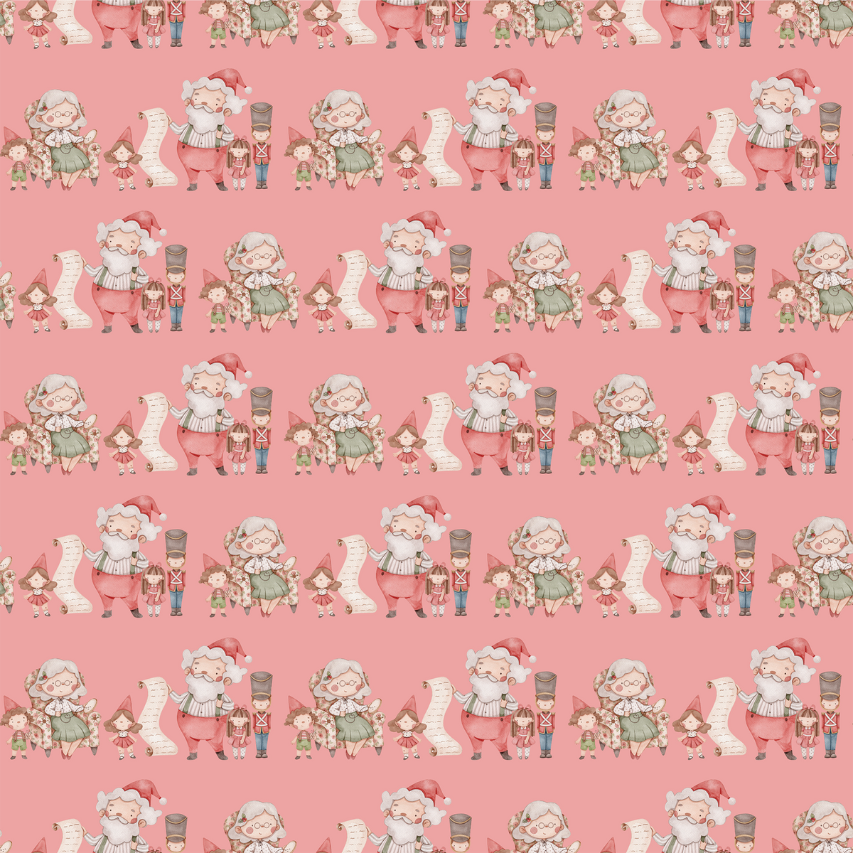 Festive Holidays - Christmas Wrapping Paper Bundle (3 Rolls)