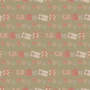 Happy Christmas Mid-Century Gifts | Kraft Wrapping Paper | Waterleaf Paper