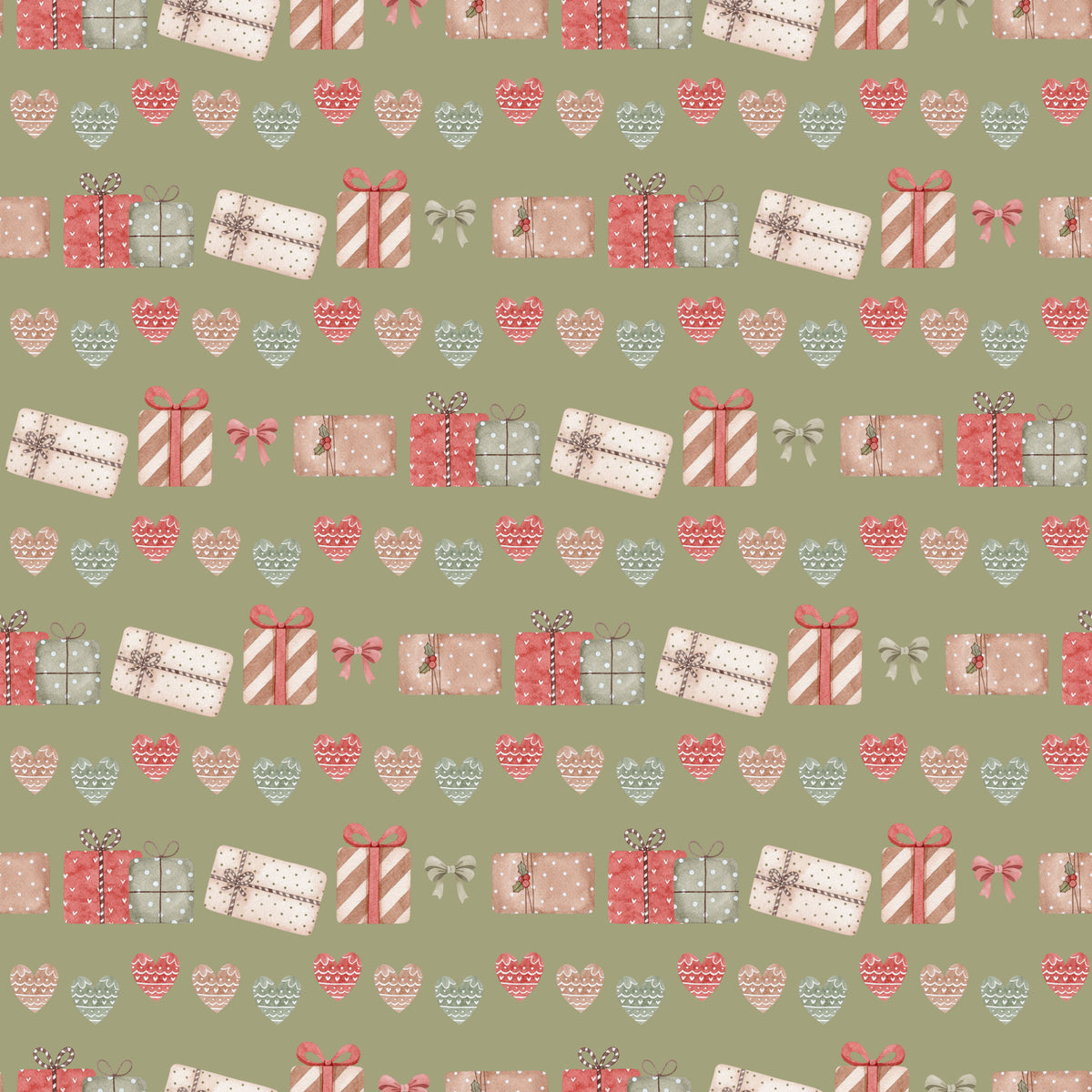 Gifts &amp; Bows - Christmas Wrapping Paper Bundle (3 Rolls)