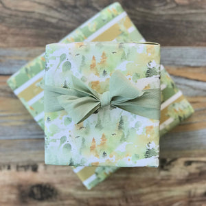 Watercolor Forest - Wrapping Paper