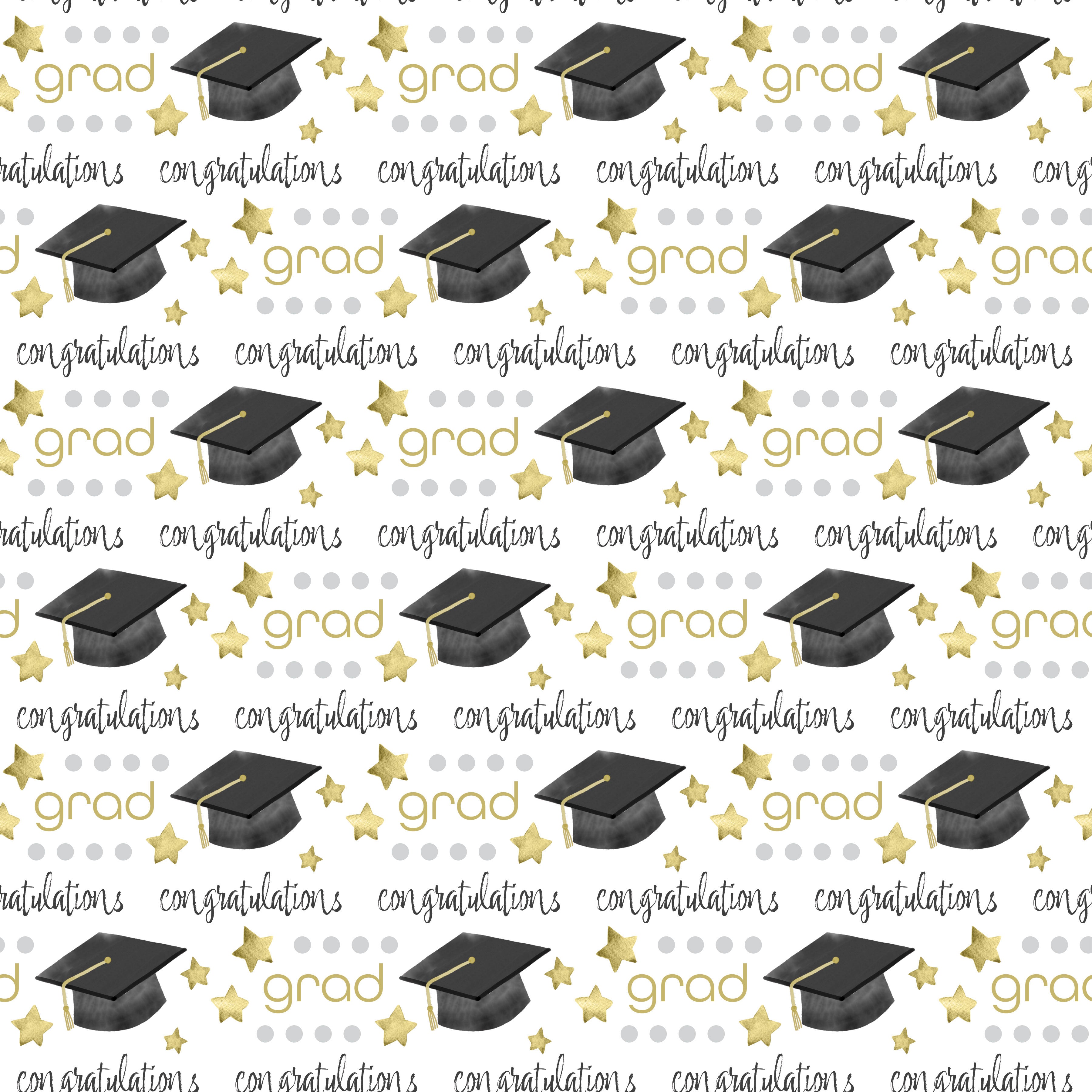 Congratulations Class of 2023 Graduation Wrapping Paper - Waterleaf ...