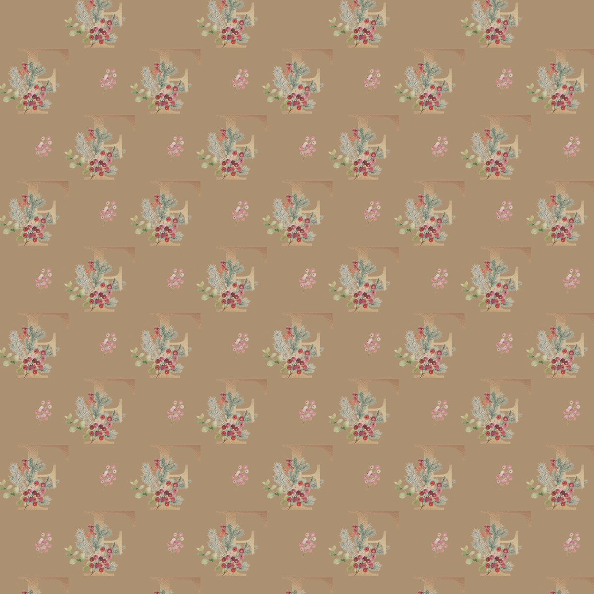 Monograms - Letter F | Kraft Wrapping Paper | Waterleaf Paper