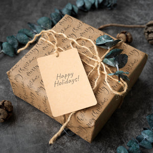 Simply Merry Christmas | Kraft Wrapping Paper | Waterleaf Paper