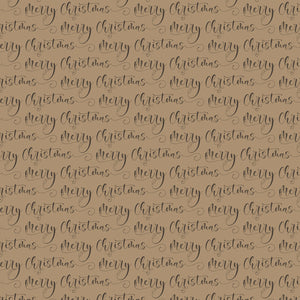 Simply Merry Christmas | Kraft Wrapping Paper | Waterleaf Paper