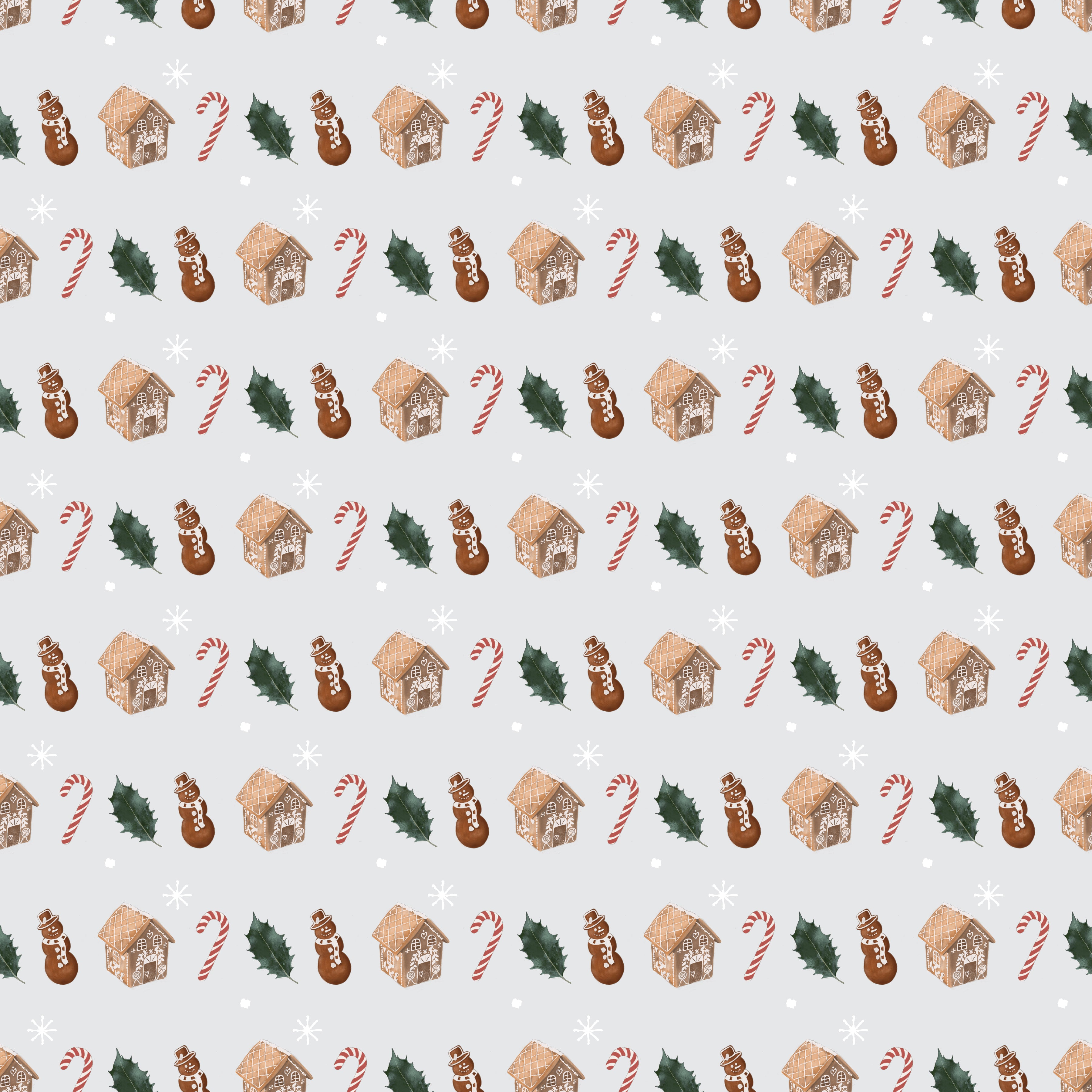 Paper Source Gingerbread Critters Wrapping Paper