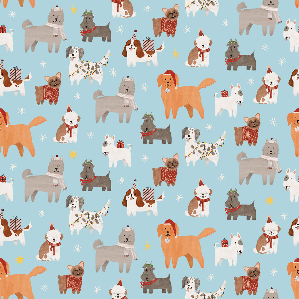 Christmas Dogs - Wrapping Paper